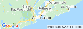 Saint John's map